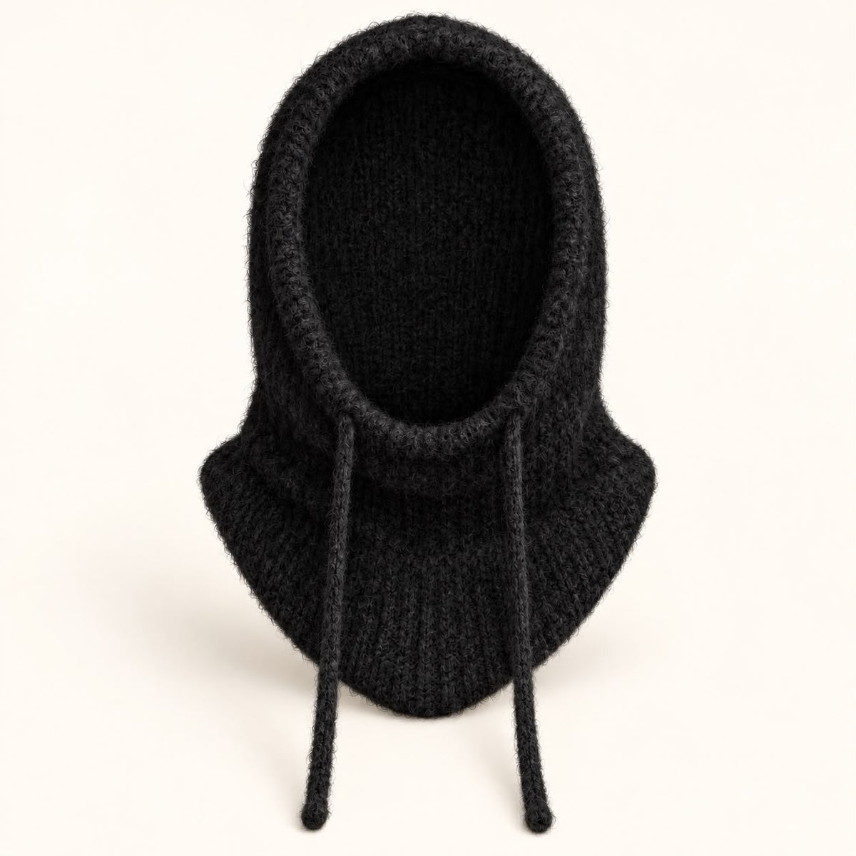 Uma - cagoule / Capuche-écharpe femme en maille côtelée